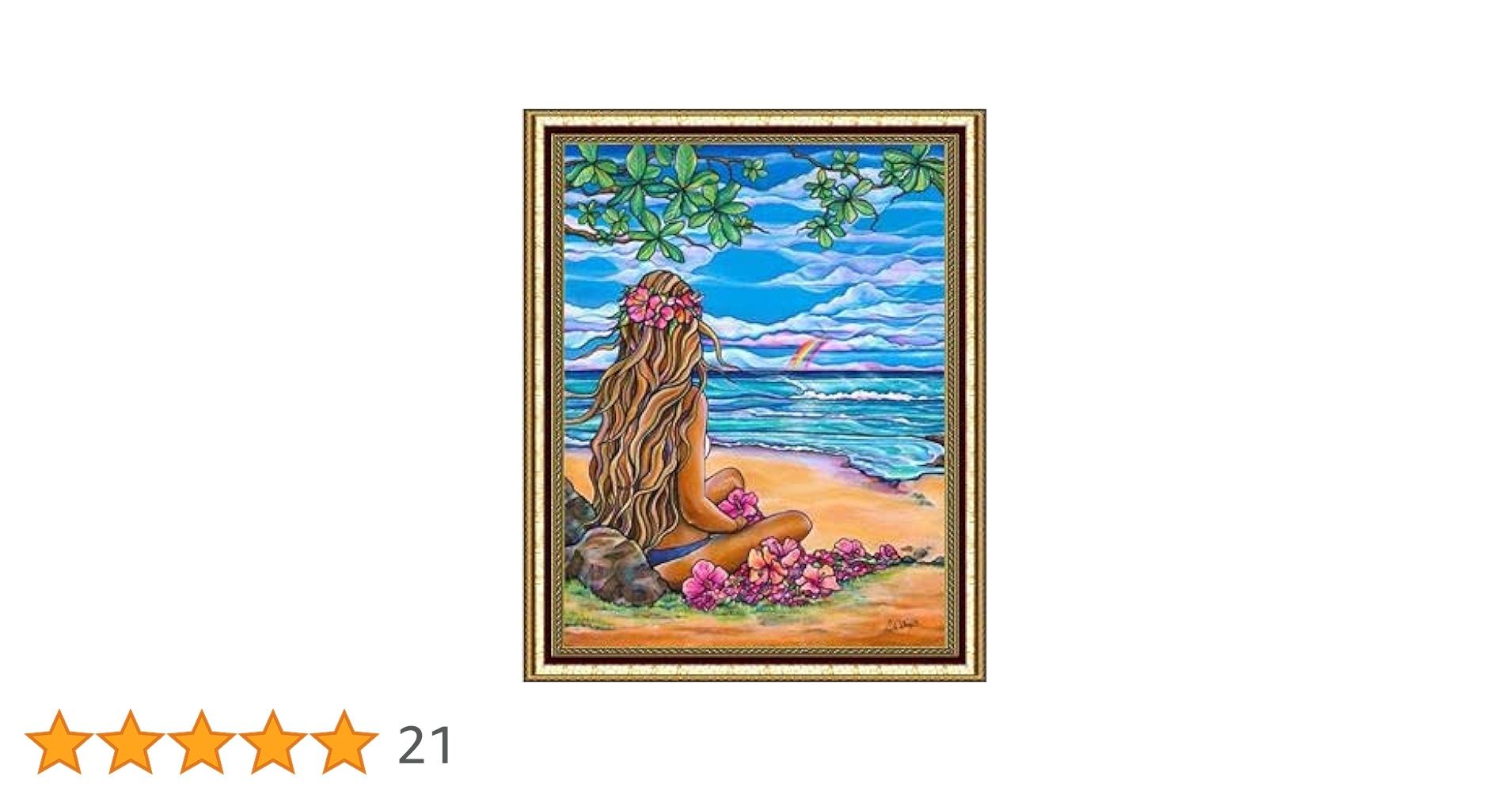 アート　額　1点もの Amazon | AN-diaart ダイヤモンドアート 額縁印刷 A3 キット